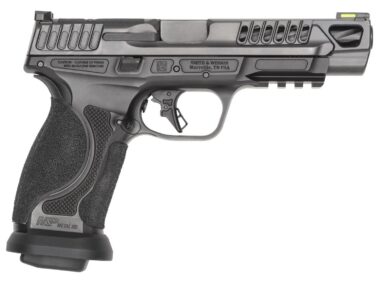Smith & Wesson 14070 M&P M2.0 Competitor HD 9mm Luger 10+1 5" Overall Black Armornite Stainless Steel Spiral Fluted Barrel, Lightening Cut/Optic Ready/Serrated Slide & Stainless Steel Frame w/Picatinn