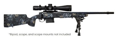 Horizon Firearms HRF-VNP-308W-24R-P Vandal Prime 308 Win 24" Black Chrome Spiral Fluted Threaded Barrel, Black Chrome Steel Receiver w/Picatinny Rail, Arca Rail Forend, Textured Iota EKO Carbon Fiber