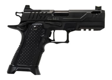Oa Defense  2311 Pro Elite Compact Frame 9mm Luger 21+1 4.25" Ported Barrel, DLC Black Steel Optic Ready/Serrated Slide, Black Aluminum Frame w/Picatinny Rail, Black Aluminum Grip, Ambidextrous