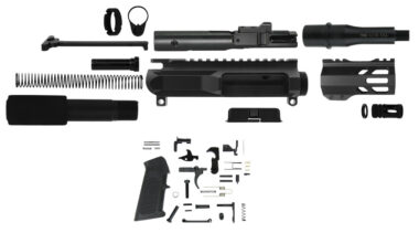 TacFire AR Build Kit 9mm Luger 4.50" Barrel Black for AR Platform