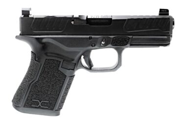 Faxon Firearms FX19D02 FX-19 Duty Gen 2 Compact Frame 9mm Luger Black DLC Stainless Steel Optic Ready/Serrated Slide, Black Polymer Frame w/Picatinny Rail, Black Textured Grip
