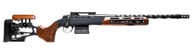 Horizon Firearms HRFMAX308W20R Venatic Max 308 Win 5+1 20" Nano Flat Black Fluted Threaded Barrel, Black DLC Aluminum Receiver w/Picatinny Rail, Woox Furiosa Aluminum/Wood Stock, Right Hand
