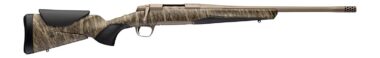 Browning 036147297 X-Bolt 2 Speed SPR Full Size 300 PRC 3+1 22" Smoked Bronze Cerakote Fluted Threaded Barrel, Smoked Bronze Cerakote Steel Drilled & Tapped Receiver, Mossy Oak Bottomland Adj Vari-Tec
