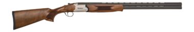 Mossberg 75490 Silver Reserve  16 Gauge Break Open 2.75" 2rd 28" Matte Blued Over/Under Vent Rib Barrel, Satin Silver w/Engraved Logo Receiver, Fixed Satin Black Walnut Stock