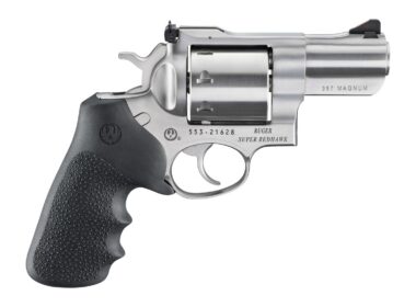 Ruger  Super Redhawk  357 Mag/38 Special 8 Shot 2.50" Stainless Cylinder, Satin Stainless Steel Barrel & Frame, Hogue Tamer Monogrip Grip, Transfer Bar Safety, Exposed Hammer