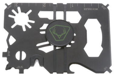 HME HMEWMT 20-In-1 Wallet Multi-Tool Black Metal Fixed