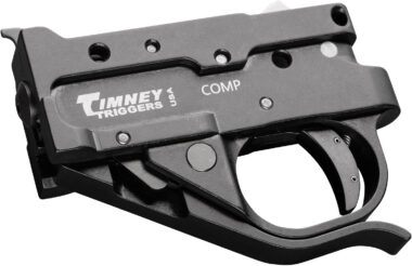 Timney Triggers 10221CCOMP Replacement Trigger  Compact Black/Black Drop-In Fits Ruger 10/22