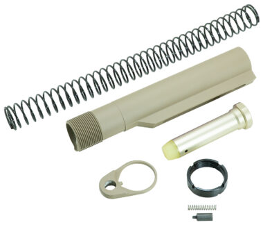 Timber Creek Outdoors ARBTKFDE Buffer Tube Kit  Flat Dark Earth AR-15/AR Style