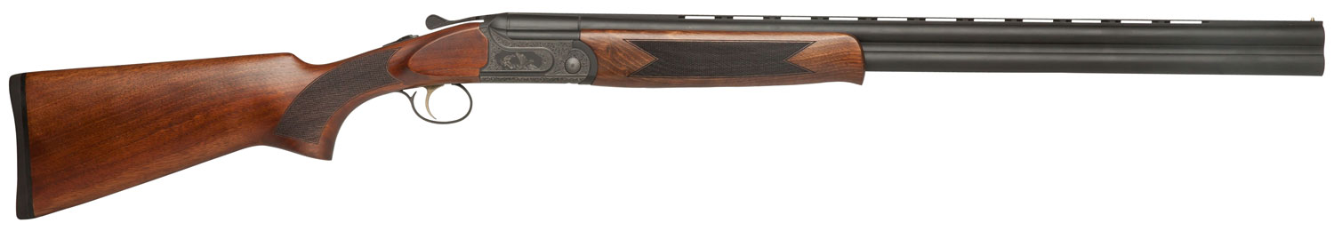 Dickinson LLC GW12B26P Green Wing 12 Gauge 2rd 3" 26" Vent Rib Barrel, Engraved Steel Receiver, Matte Black Metal Finish, Bead Front Sight, Wood Stock & Ejector