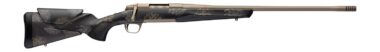 Browning 036142297 X-Bolt 2 Speed HD Full Size 300 PRC 3+1 26" Smoked Bronze Cerakote Fluted Threaded Barrel, Smoked Bronze Cerakote Steel Drilled & Tapped Receiver, Bronze/Gray Camo w/Black Overmold
