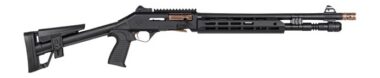 Panzer Arms PAM4CSBBTMFSS M4 Speed Pro 12 Gauge Semi-Auto 3" 5+1 18.50" Black Ported Barrel, Black Aluminum Receiver w/Picatinny Rail, M-LOK Handguard, Skeleton Stock, Black Polymer Grip