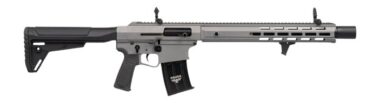 Panzer Arms PAAR12PROGLF AR12 Pro-L Semi-Auto 3" 5+1 18.50" Black Barrel, Tactical Gray Cerakote Aluminum Receiver w/Picatinny Rail, M-LOK Handguards, Gray Synthetic Stock, Black Polymer Grip