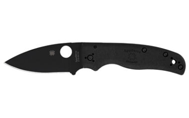 SPYDERCO SHAMAN LW 3.58" BLK PLAIN