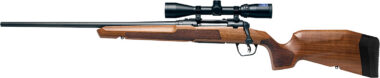 Savage Arms 32272 Axis 2 XP Combo 7mm-=08 Rem 4+1 22" Matte Black Sporter Barrel & Drilled & Tapped Carbon Steel Receiver, Ergonomic Hardwood Stock, Left Hand, Weaver 3-9x40mm Scope