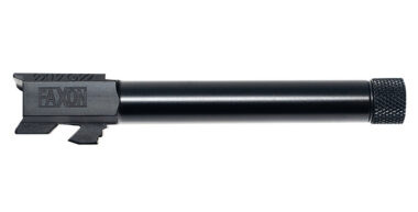 Faxon Firearms GA910N22NGQ-T Duty Series  9mm Luger Threaded Black Nitride Steel, Fits G22 Gen2-4