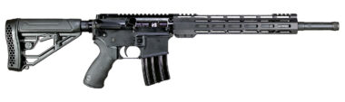 Alexander Arms RTA50ST Tactical  50 Beowulf 7+1 16.50" Threaded Barrel, Black Anodized Receiver w/Picatinny Rail, M-LOK Handguard, Black Synthetic Stock & Black A2 Grip