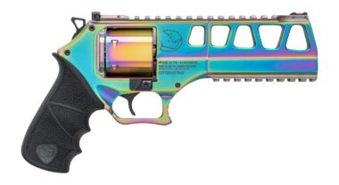 Chiappa Firearms 340356 Rhino 60DS L Frame 44 Mag 6 Shot 6" Nebula PVD Steel Barrel & Cylinder, Nebula PVD Alloy Frame, Nebula Wood Grip