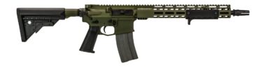 Griffin Armament MK2PATROLWHG-W MK2 Patrol 223 Wylde 30+1 14.50" Black Anodized Barrel, Warhawk Green Anodized Aluminum Receiver w/Picatinny Rail, M-LOK Handguard, Griffin Extreme Condition Black Poly