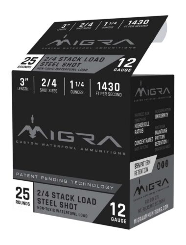 MIGRA M12AS24   12G 3"     2-4SHT 1.25       25/10