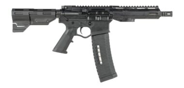 ATI ATIGAX5567ML60TBNS Alpha Maxx 5.56 NATO 60+1 7.50" Black Threaded Barrel, Black Receiver w/Picatinny Rail, Black Polymer Blade, Black A2 Grip