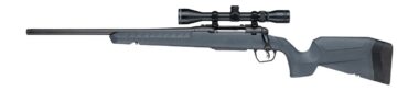Savage Arms 33205 Axis 2 XP 270 Win 4+1 20" Matte Black Carbon Steel Threaded Barrel & Drilled & Tapped Receiver, Gray Synthetic Fixed w/Pistol Grip Stock, 3-9x40mm Duplex Scope, Left Hand