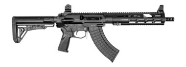 Grand Power 8588005948937 ARAQ-S 7.62x39mm 20+1 11" Black, Receiver w/Picatinny Rail, M-LOK Handguard, Black Polymer Collapsible Stock, Black Polymer Grip, Right Hand